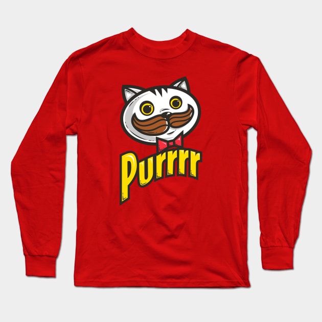 Purrrr Long Sleeve T-Shirt by krisren28